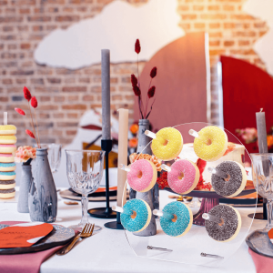 Acrylic Donut Wall Display Stand