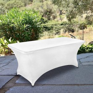 8 Ft Stretchable Tight fit Tablecloth (More Colors Available)