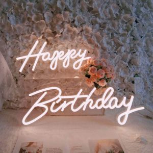 Happy Birthday Neon Sign