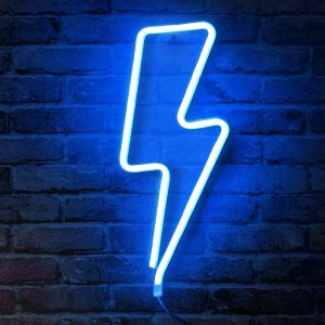 LED Neon Lightning Bolt