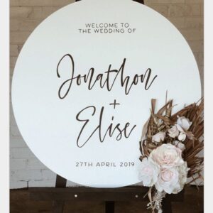 Acrylic Backdrop Disk