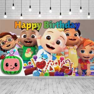 CoCo Melon Birthday Backdrop