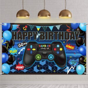 Video Game Birthday Backdrop