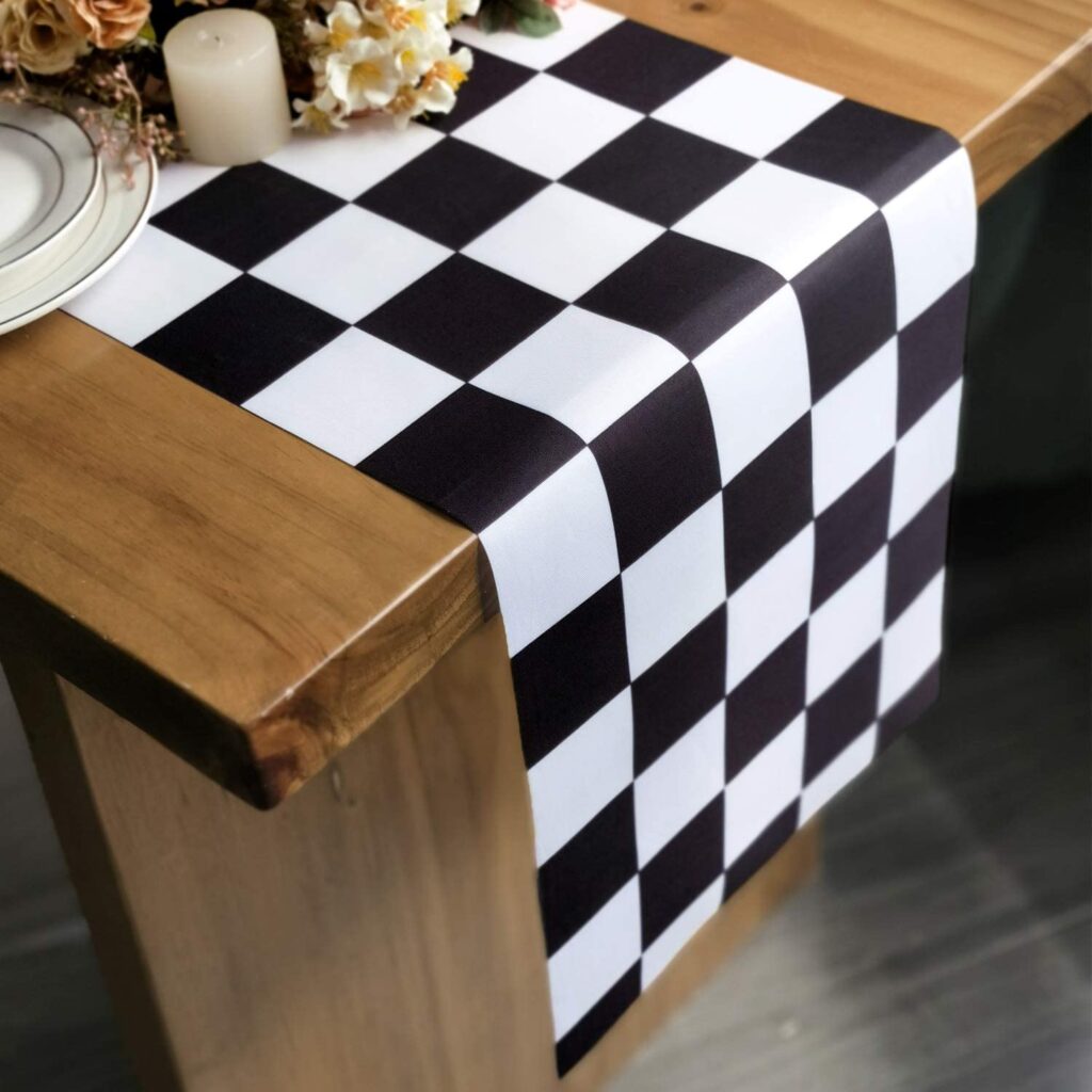 This N That Bermuda Party Rentals » Checkered Table Runner