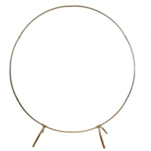 Gold Circle Metal Backdrop Stand