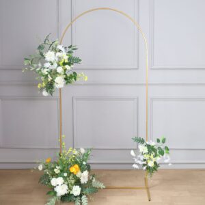 7Ft Gold Metal Arch