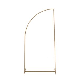 6Ft Gold Metal Half Moon Backdrop Stand
