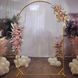 8ft Gold Metal Arch